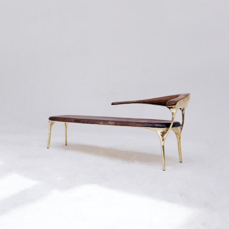  - Brass - Lounge Chair 